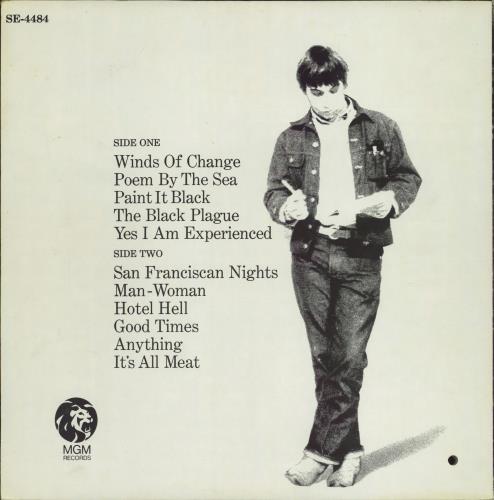 Eric Burdon & The Animals Winds Of Change vinyl LP album (LP record) US EBALPWI767347