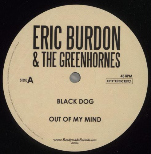 Eric Burdon Eric Burdon & The Greenhornes - RSD 2012 vinyl LP album (LP record) US ERBLPER874178