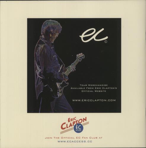 Eric Clapton 2006/7 World Tour Programme tour programme UK CLPTRWO391277