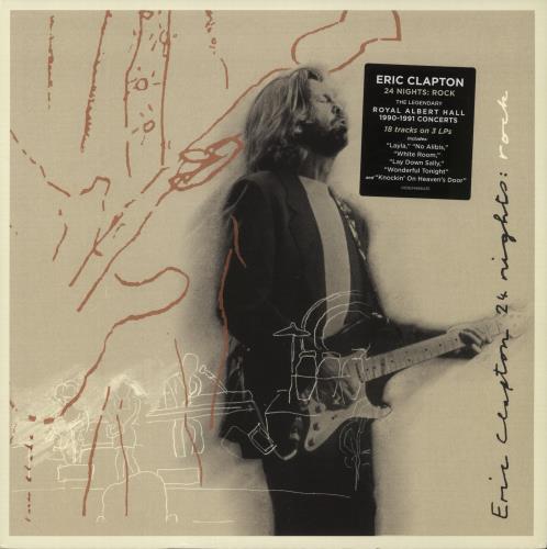 Eric Clapton 24 Nights: Rock + Hype Sticker 3-LP vinyl record set (Triple LP Album) UK CLP3LNI874866
