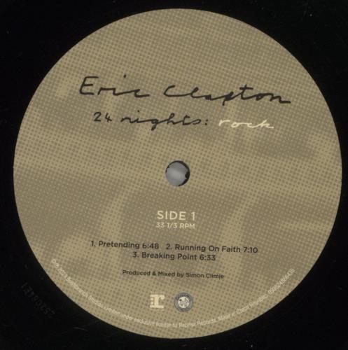 Eric Clapton 24 Nights: Rock 3-LP vinyl record set (Triple LP Album) UK CLP3LNI880757
