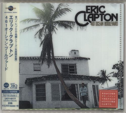 Eric Clapton 461 Ocean Boulevard - UHQCD CD album (CDLP) Japanese CLPCDOC736658