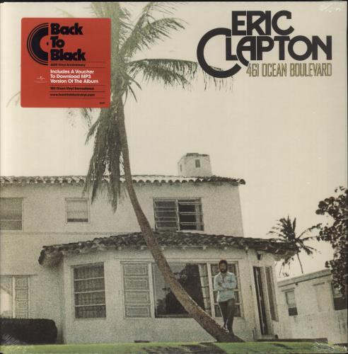Eric Clapton 461 Ocean Boulevard vinyl LP album (LP record) US CLPLPOC443600