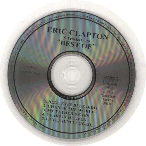 Eric Clapton 5 Tracks From Best Of CD single (CD5 / 5") Japanese CLPC5TR148865