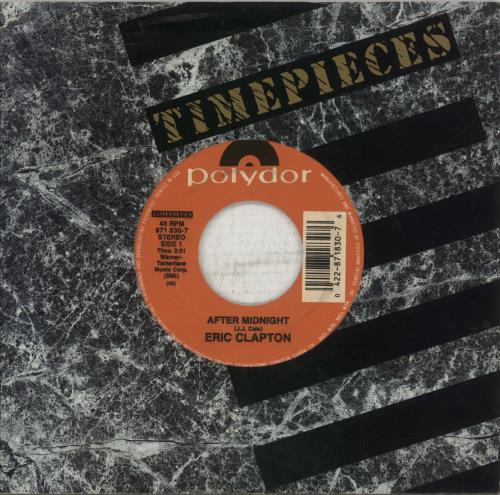 Eric Clapton After Midnight 7" vinyl single (7 inch record / 45) US CLP07AF876223