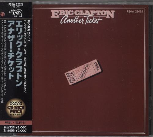Eric Clapton Another Ticket CD album (CDLP) Japanese CLPCDAN824096
