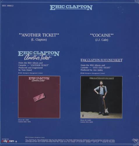 Eric Clapton Another Ticket 12" vinyl single (12 inch record / Maxi-single) Canadian CLP12AN97364