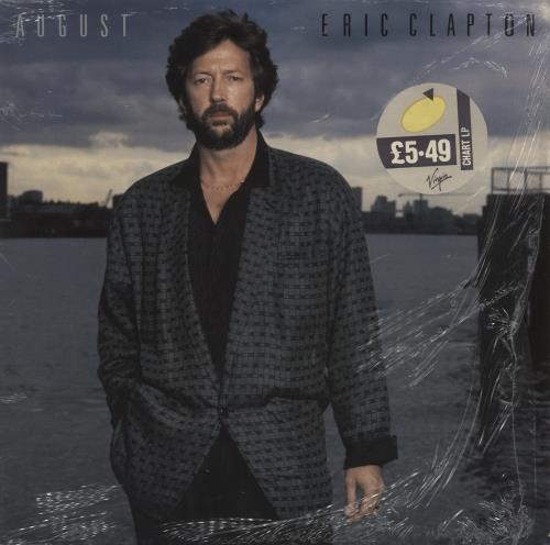 Eric Clapton August - Shrink vinyl LP album (LP record) UK CLPLPAU878871