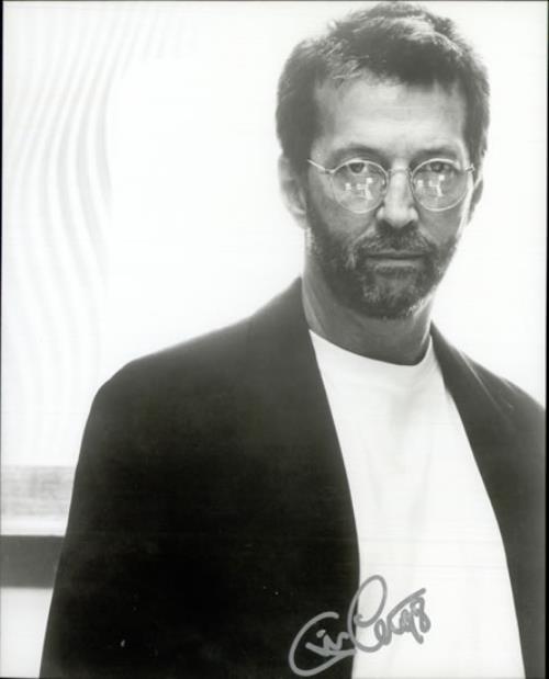 Eric Clapton Autographed Publicity Photograph photograph US CLPPHAU503670