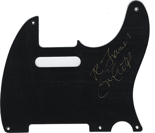 Eric Clapton Autographed Scratchplate memorabilia US CLPMMAU342468
