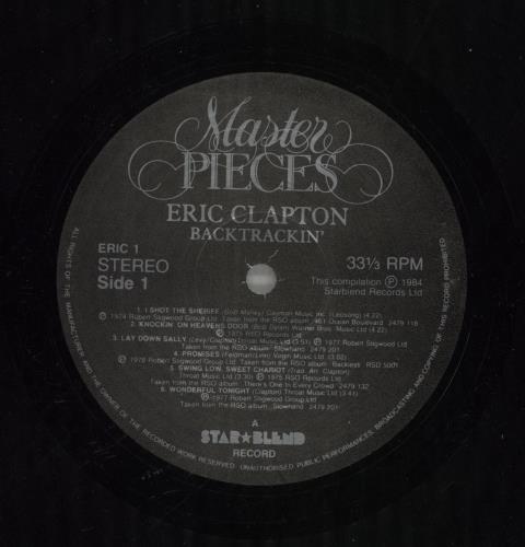 Eric Clapton Backtrackin' - EX 2-LP vinyl record set (Double LP Album) UK CLP2LBA578415