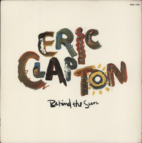 Eric Clapton Behind The Sun vinyl LP album (LP record) South African CLPLPBE881856