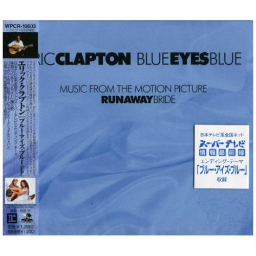Eric Clapton Blue Eyes Blue CD single (CD5 / 5") Japanese CLPC5BL145000