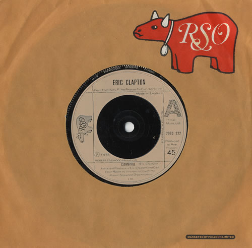 Eric Clapton Carnival 7" vinyl single (7 inch record / 45) UK CLP07CA90351