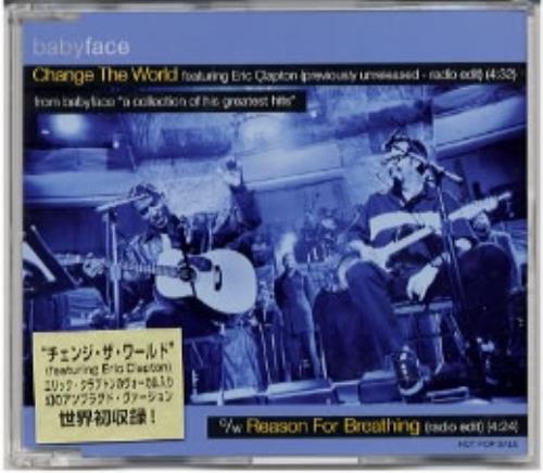 Eric Clapton Change The World CD single (CD5 / 5") Japanese CLPC5CH175940