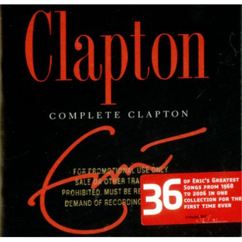 Eric Clapton Complete Clapton - gold promo stamped sleeve 2 CD album set (Double CD) US CLP2CCO425063