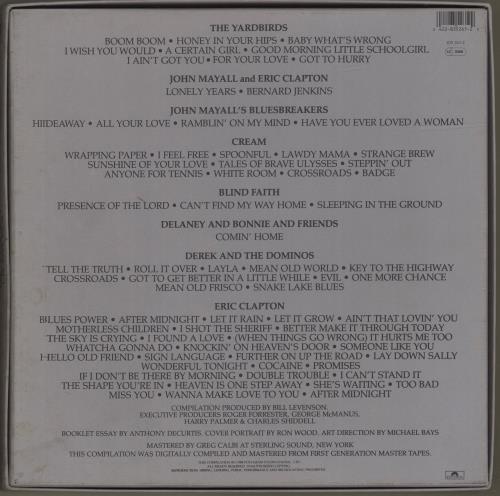 Eric Clapton Crossroads - 12" x 12" Box CD Album Box Set Dutch CLPDXCR691655