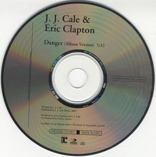 Eric Clapton Danger CD single (CD5 / 5") US CLPC5DA391718