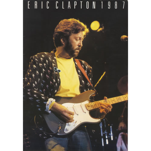 Eric Clapton Eric Clapton 1987 tour programme UK CLPTRER130344