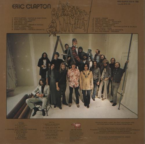 Eric Clapton Eric Clapton vinyl LP album (LP record) UK CLPLPER342536