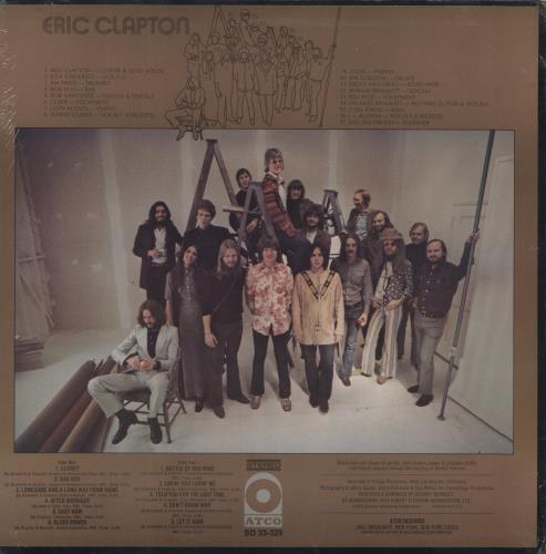 Eric Clapton Eric Clapton vinyl LP album (LP record) US CLPLPER840809