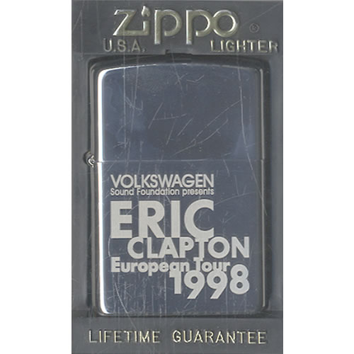 Eric Clapton European Tour Zippo 1998 memorabilia UK CLPMMEU524993