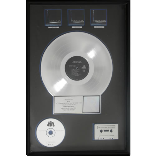 Eric Clapton From The Cradle award disc US CLPAWFR451088