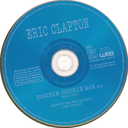 Eric Clapton Hoochie Coochie Man CD single (CD5 / 5") Spanish CLPC5HO48656