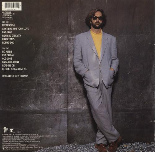 Eric Clapton Journeyman - EX vinyl LP album (LP record) UK CLPLPJO66828