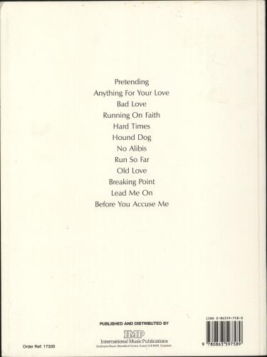 Eric Clapton Journeyman - Off The Record Songbook book UK CLPBKJO876492