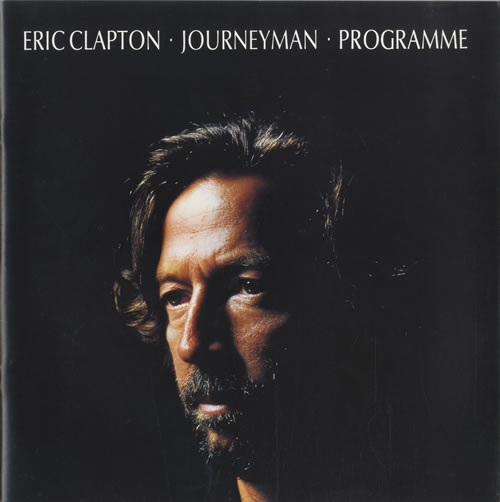 Eric Clapton Journeyman tour programme UK CLPTRJO56175