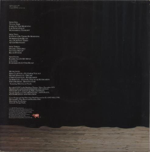 Eric Clapton Just One Night - EX 2-LP vinyl record set (Double LP Album) UK CLP2LJU676180