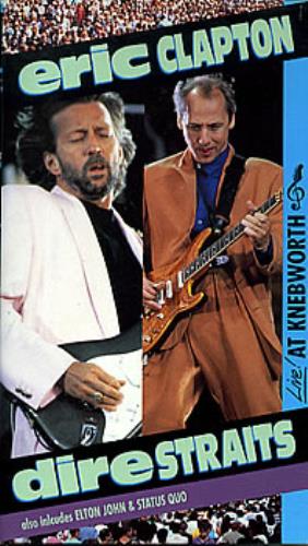 Eric Clapton Live At Knebworth video (VHS or PAL or NTSC) UK CLPVILI303402