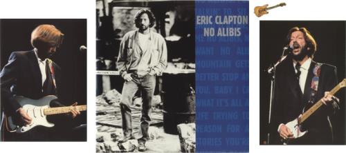 Eric Clapton No Alibis 7" single box set UK CLP7XNO39658