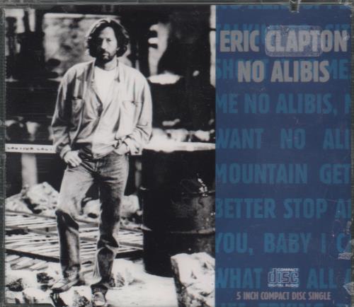 Eric Clapton No Alibis CD single (CD5 / 5") German CLPC5NO44774