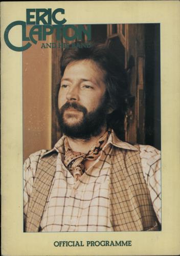Eric Clapton Official Programme tour programme UK CLPTROF345735
