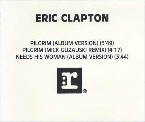 Eric Clapton Pilgrim - 3-tracks CD-R acetate UK CLPCRPI246322
