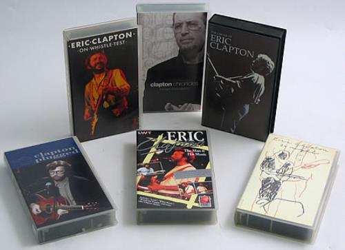 Eric Clapton Set Of 6 Videos video (VHS or PAL or NTSC) UK CLPVISE415764