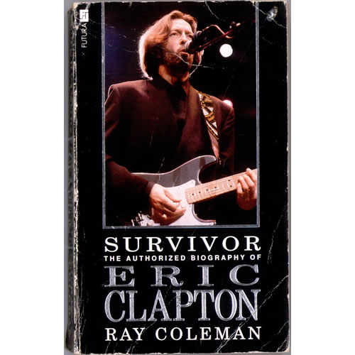 Eric Clapton Survivor book UK CLPBKSU234397