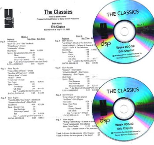 Eric Clapton The Classics 2 CD album set (Double CD) US CLP2CTH194279