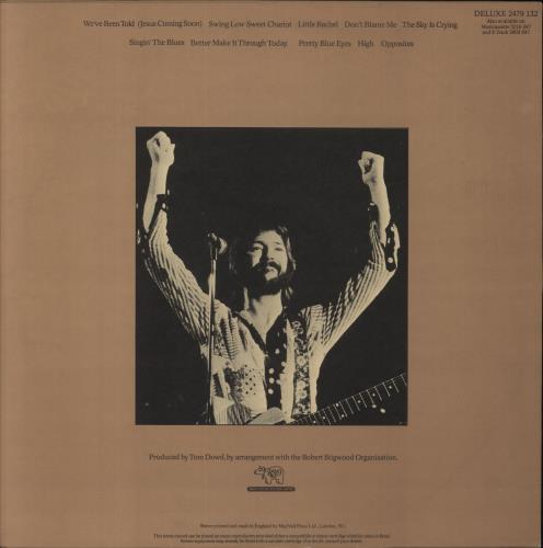 Eric Clapton There's One In Every Crowd + Insert vinyl LP album (LP record) UK CLPLPTH76855