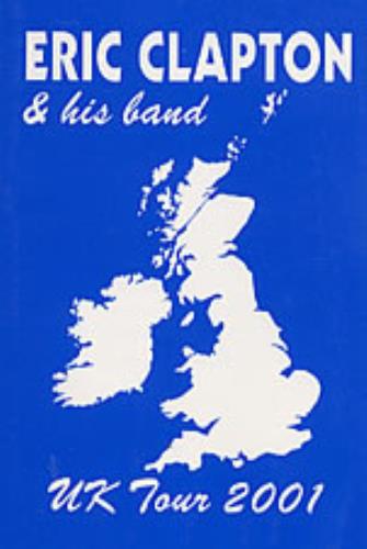 Eric Clapton UK Tour 2001 book UK CLPBKUK225685
