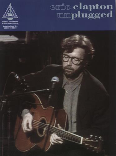 Eric Clapton Unplugged book UK CLPBKUN235558