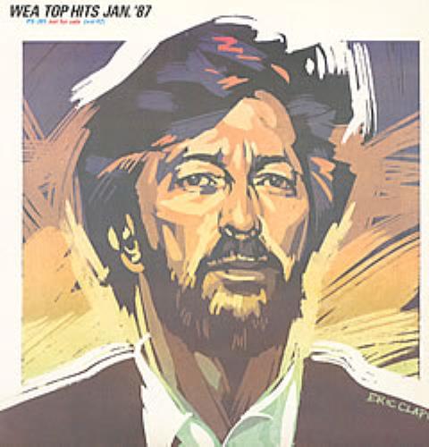 Eric Clapton Wea Top Hits Jan '87 vinyl LP album (LP record) Japanese CLPLPWE125820