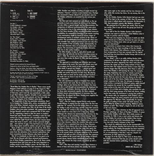 Eric Dolphy Dash One vinyl LP album (LP record) Italian EDPLPDA706652