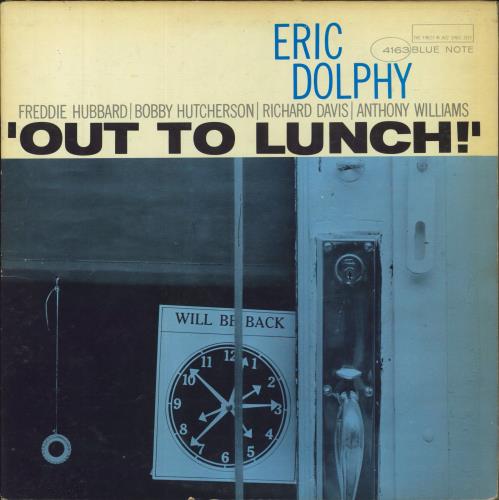 Eric Dolphy Out To Lunch - 1st NY - VG vinyl LP album (LP record) US EDPLPOU813085