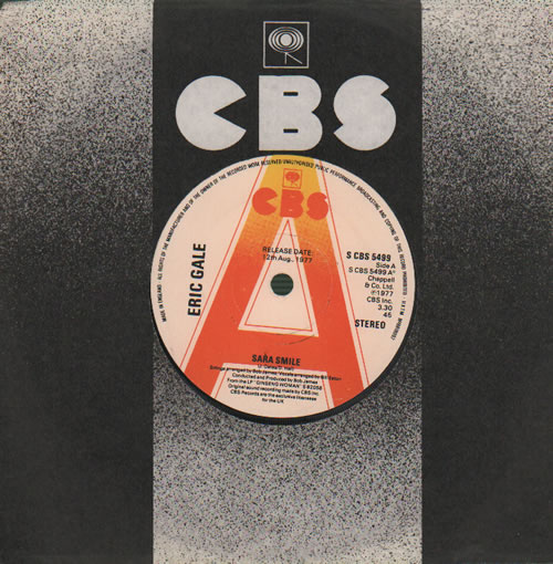Eric Gale Sara Smile - A Label 7" vinyl single (7 inch record / 45) UK EB-07SA634226