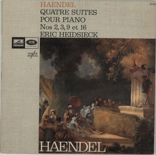 Eric Heidsieck Haendel: Quatre Suites Pour Piano Nos 2, 3, 9 et 16 vinyl LP album (LP record) French I8JLPHA674697