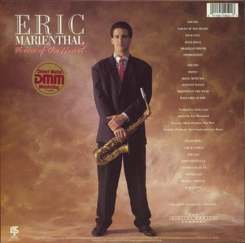 Eric Marienthal Voices Of The Heart vinyl LP album (LP record) German QSMLPVO772950
