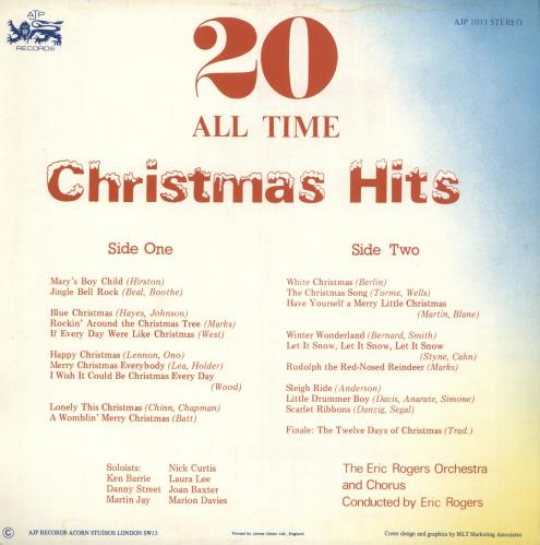 Eric Rogers 20 All Time Christmas Hits vinyl LP album (LP record) UK IYRLPAL735274